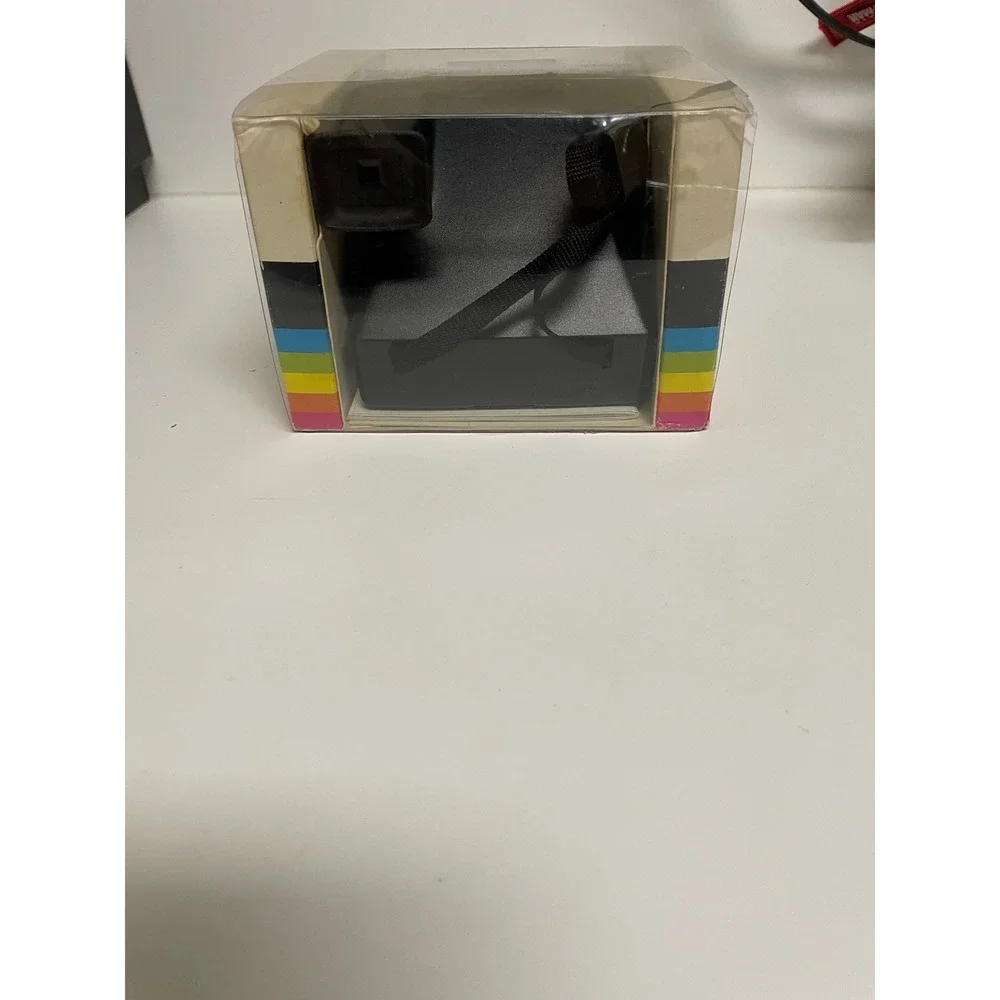 Vintage Polaroid OneStep Land Camera Rainbow Stripe SX-70 Film Camera in Box